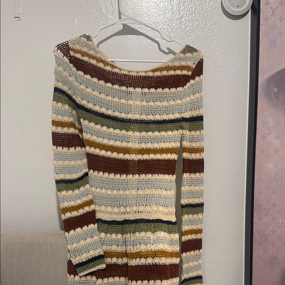 Stunning AYNI Knit Long designer Dress - Picture 4 of 9